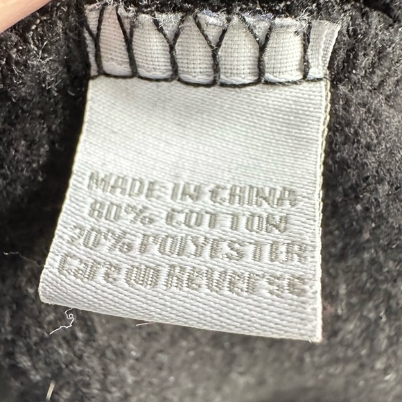 Virginia Tech 1/4 Zip Black Size XXL Sweatshirt Embroidered Logo Hokie VT - Picture 6 of 6